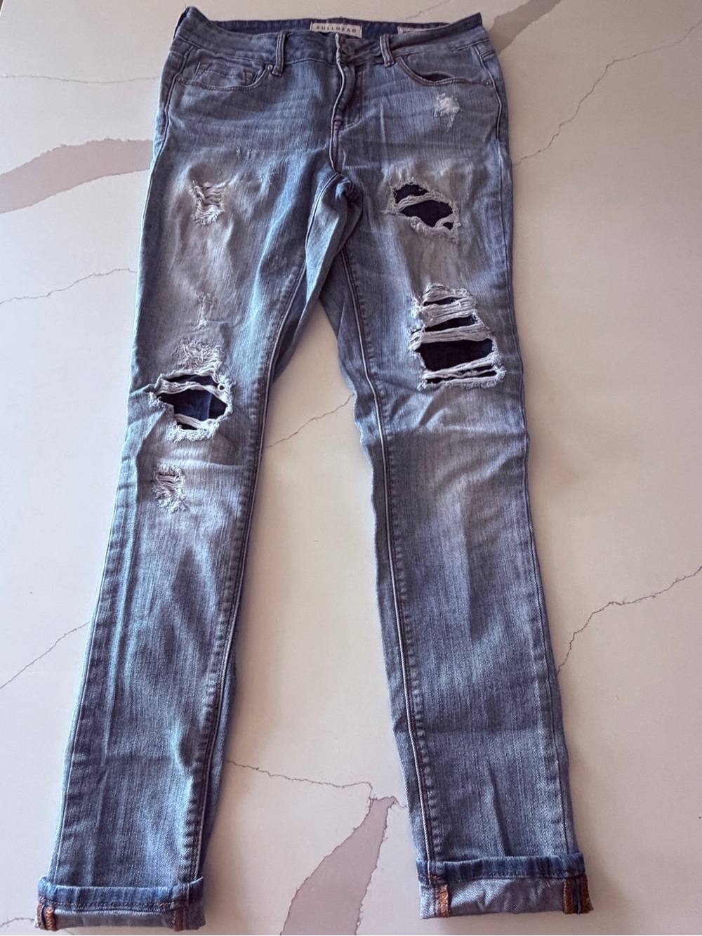 Juniors Bullhead Denim Co Low Rise Skinniest Jeans | Size 5